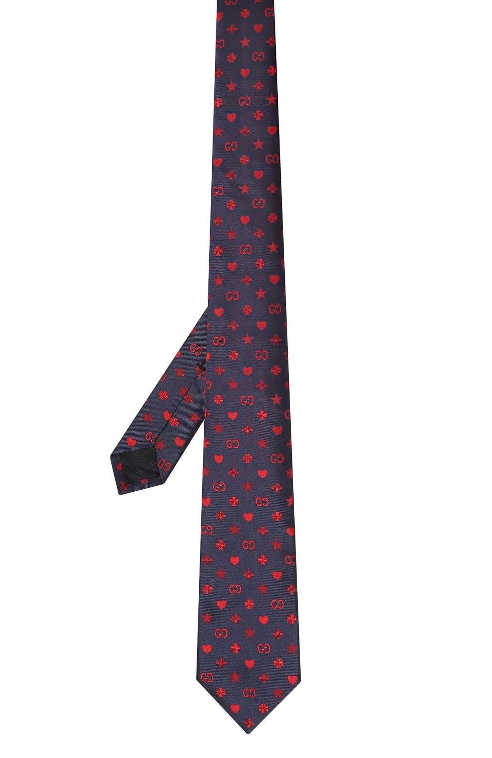 Шелковый галстук GUCCI, арт. 545834 4E017, фото 3