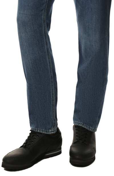 Кожаные кроссовки с отделкой из кожи каймана ZILLI, арт. T033/002/CCR0, фото 3