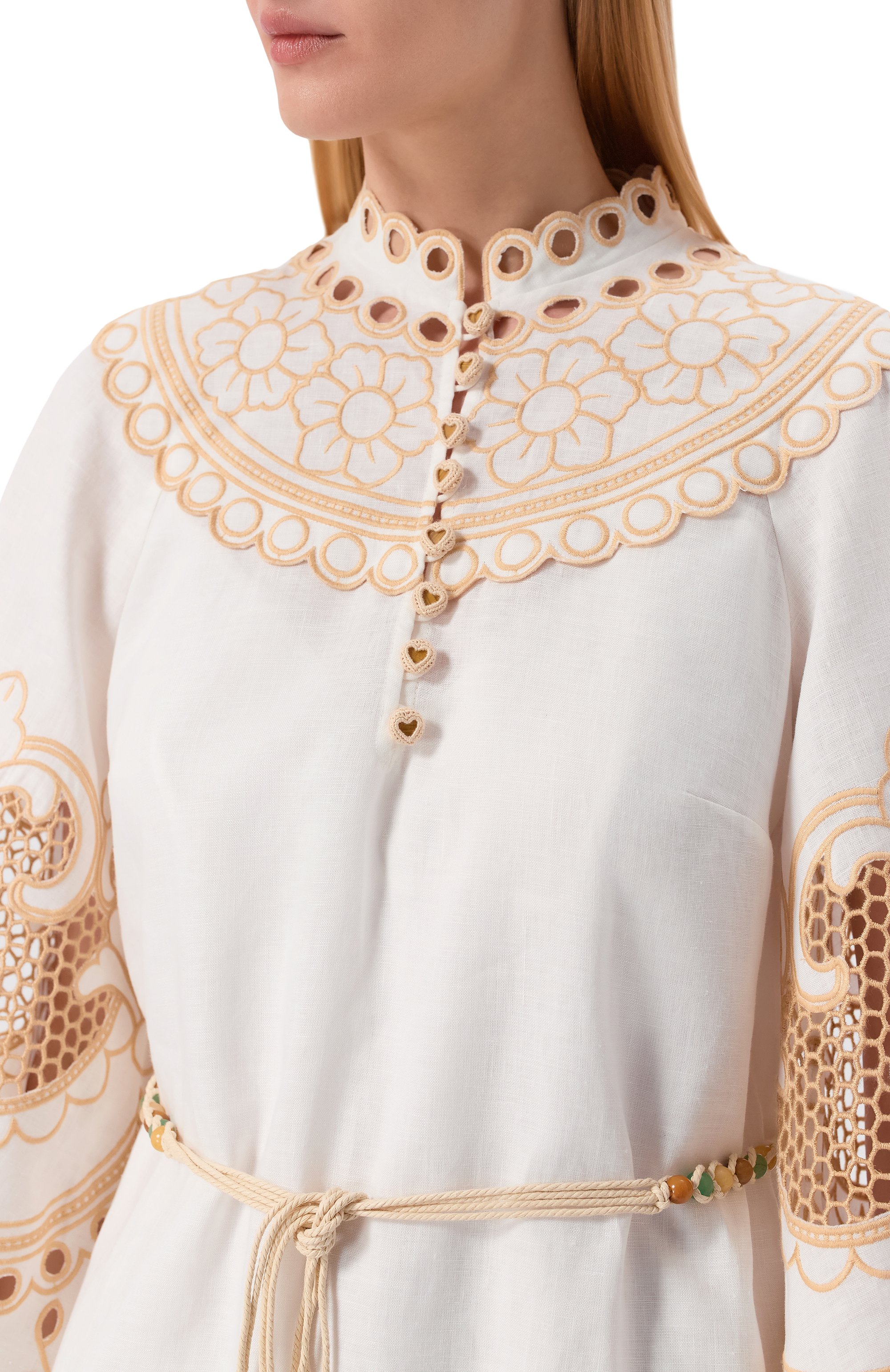 Льняное платье ZIMMERMANN, арт. 5767DRS262, фото 4