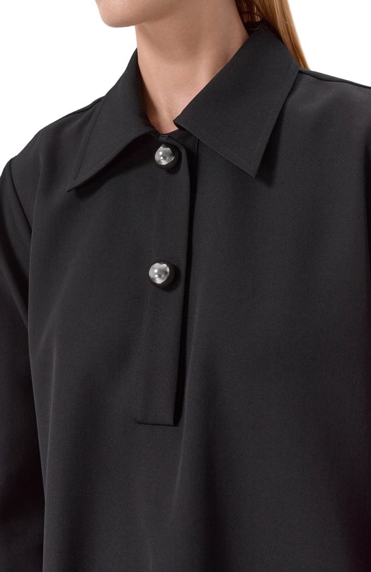 Шерстяное платье Jil Sander J02CT0550/J40002 Чёрный  J02CT0550/J40002 Фото 4