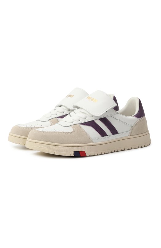 Кожаные кеды Field King Pro-Keds 1949 FIELD KING/LEATHER & SUEDE Белый FIELD KING/LEATHER & SUEDE