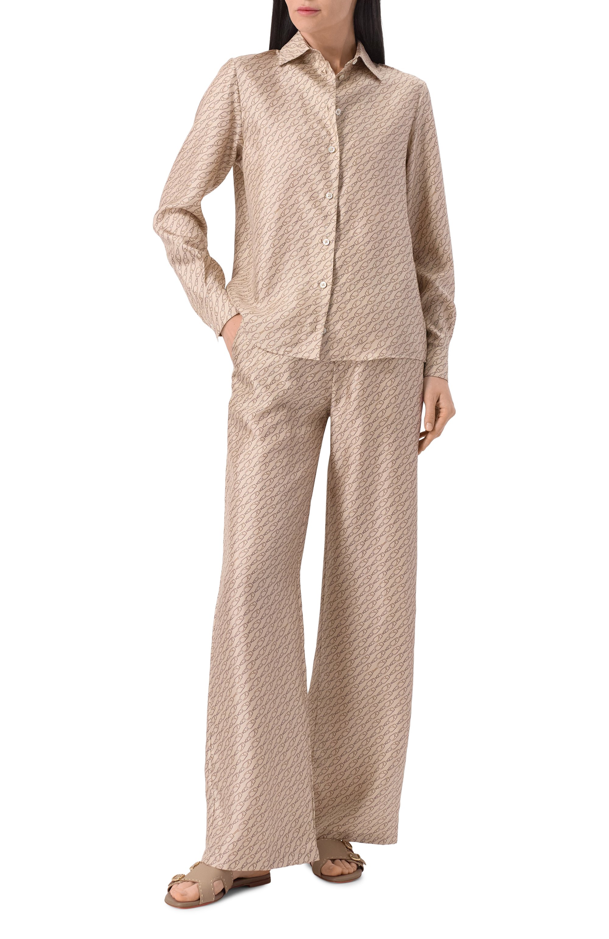 Атласная рубашка HERNO, арт. CM000021D/16009P, фото 2