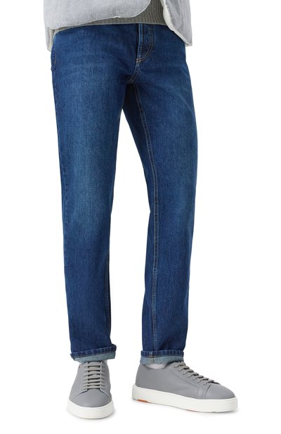 Кожаные кеды cleanic SANTONI, арт. MBCG21571BARCMMD, фото 3