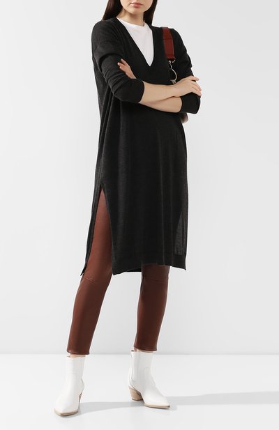 Кожаные легинсы BRUNELLO CUCINELLI коричневого цвета по цене 246000 руб., арт. M0PULP7119, фото 2 Кожаные легинсы BRUNELLO CUCINELLI, арт. M0PULP7119, фото 2