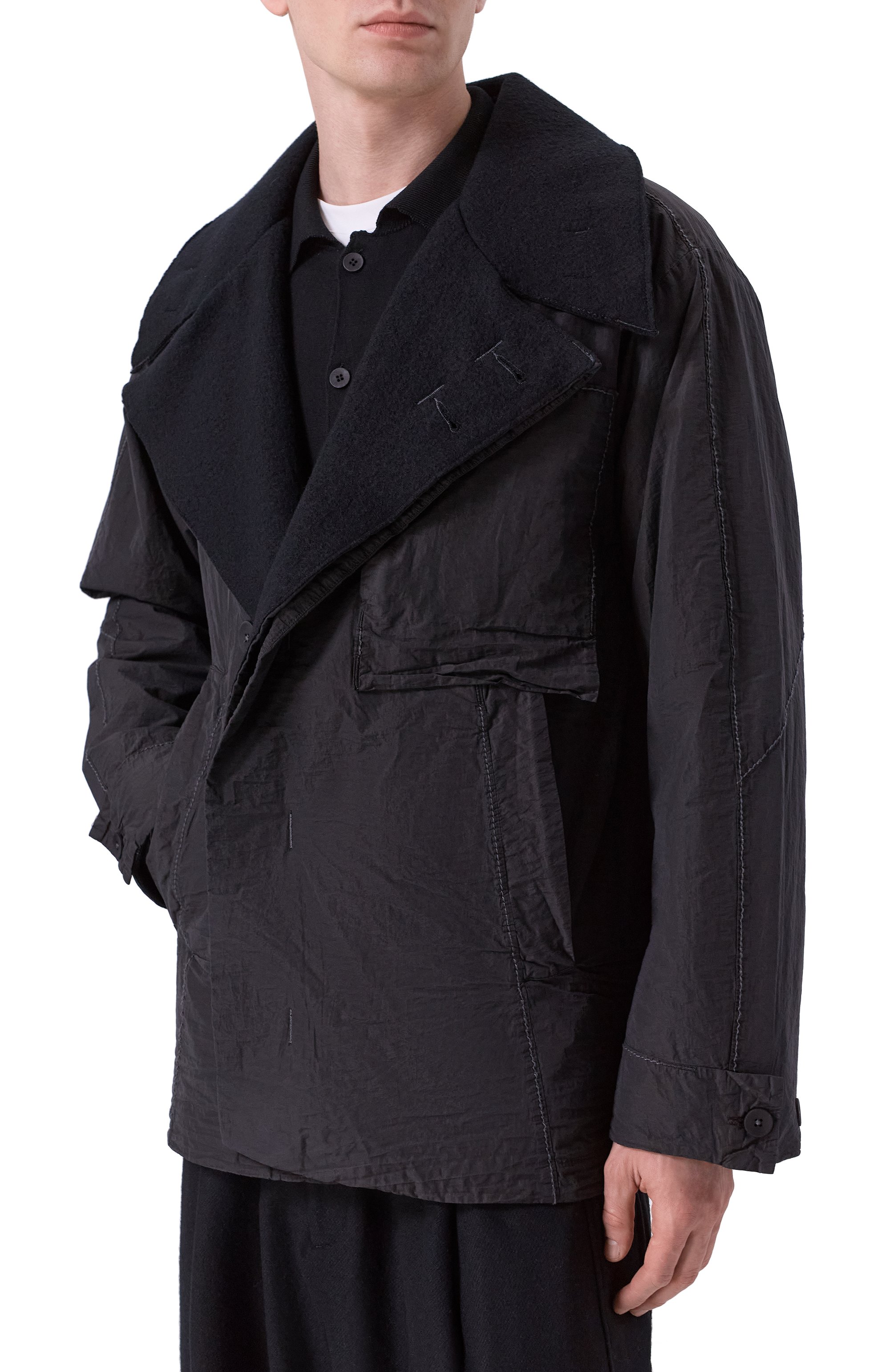 Куртка из хлопка и шерсти TRANSIT, арт. CFUTRB0241, фото 3