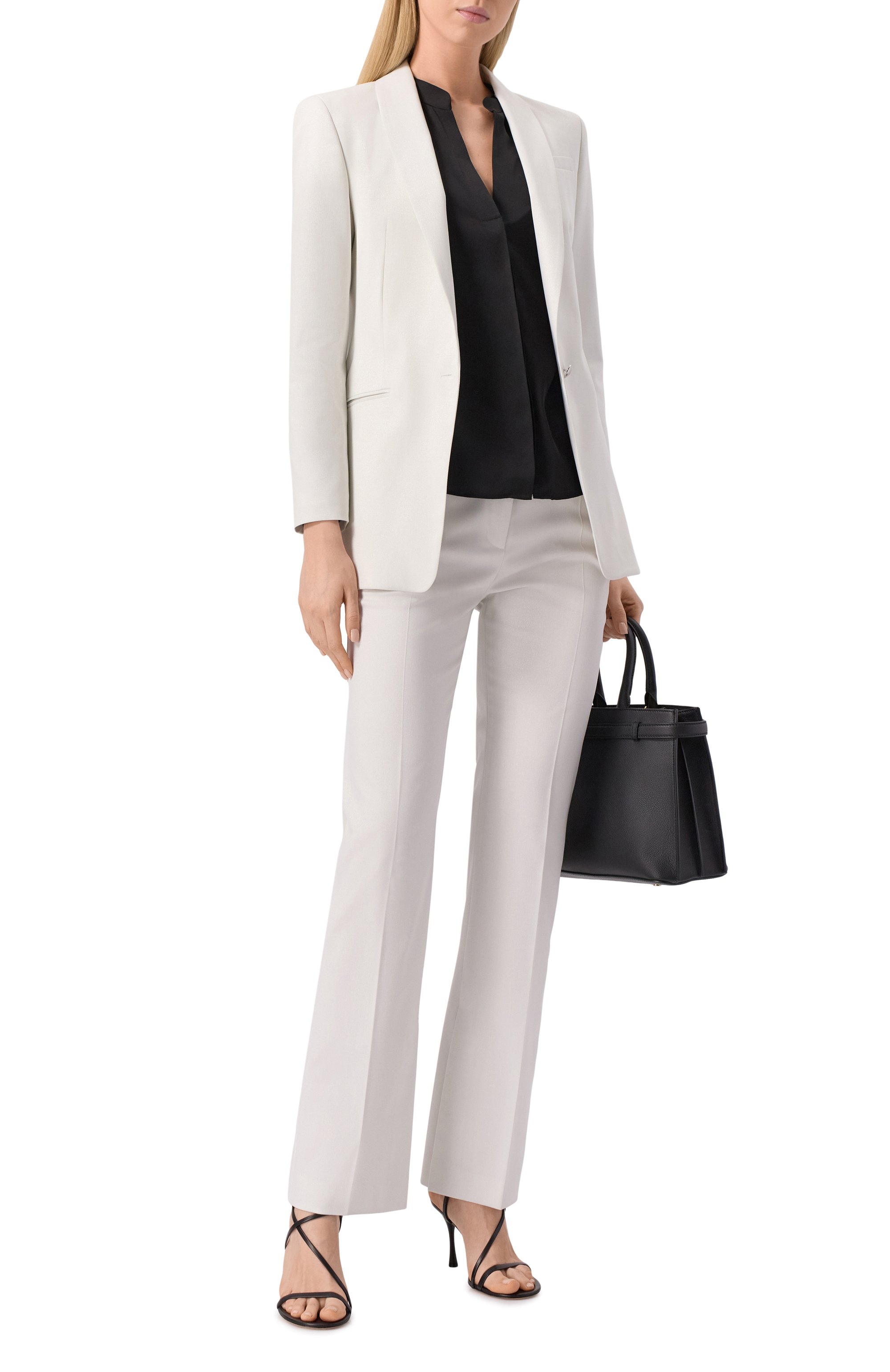 Жакет HUGO белого цвета по цене 44800 руб., арт. 50537759, фото 2 Жакет HUGO, арт. 50537759, фото 2