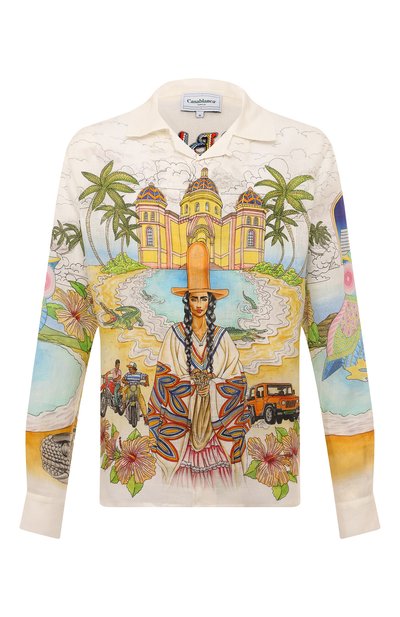 Льняная рубашка CASABLANCA, арт. MS23-SH-006-08, фото 1