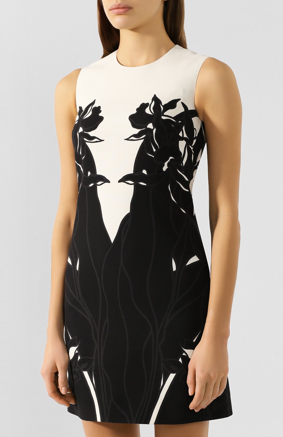 Платье из смеси шерсти и шелка VALENTINO, арт. TB0VARR75HQ, фото 3