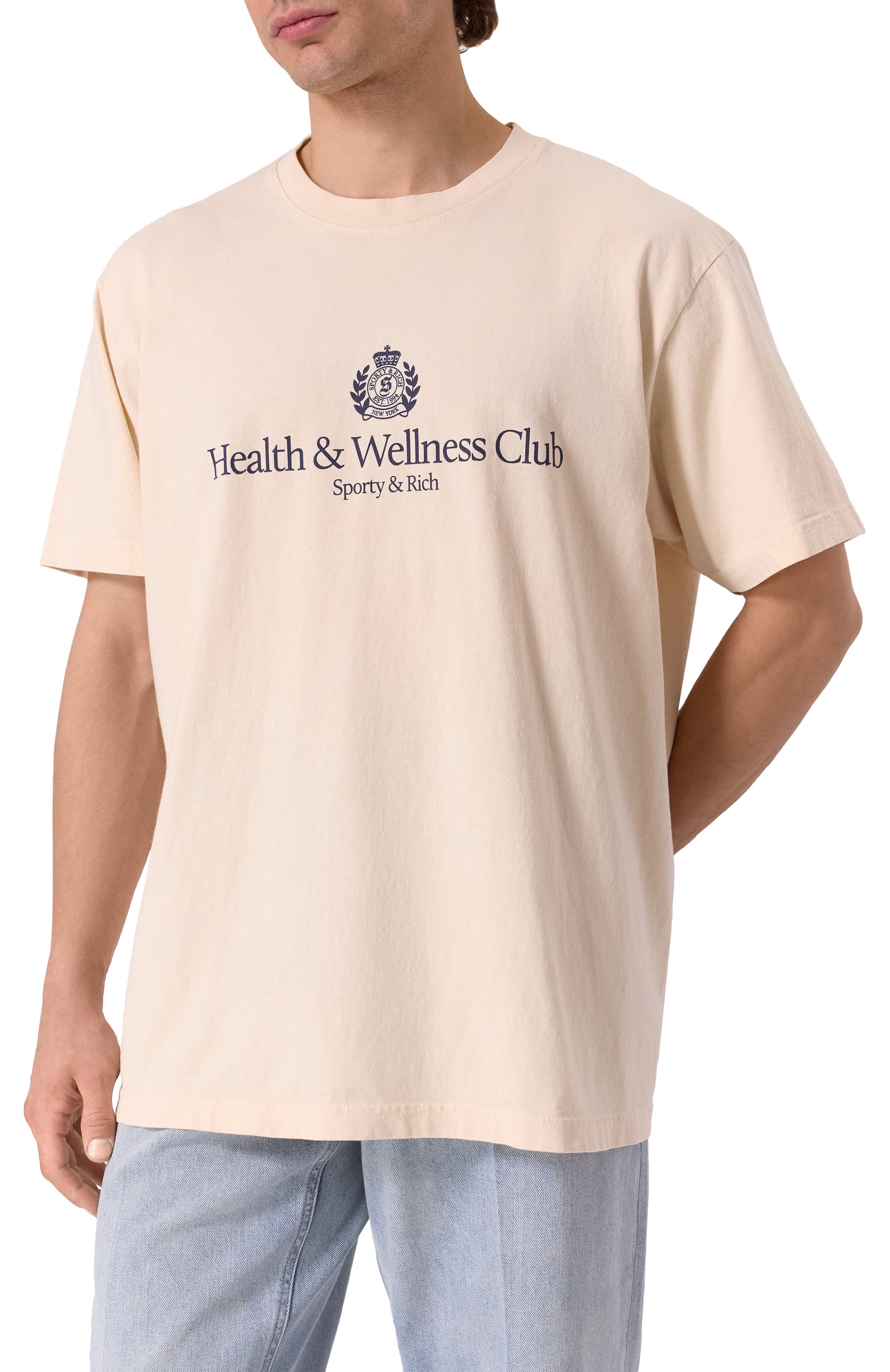 Хлопковая футболка SPORTY AND RICH, арт. T0043606241CR01, фото 3