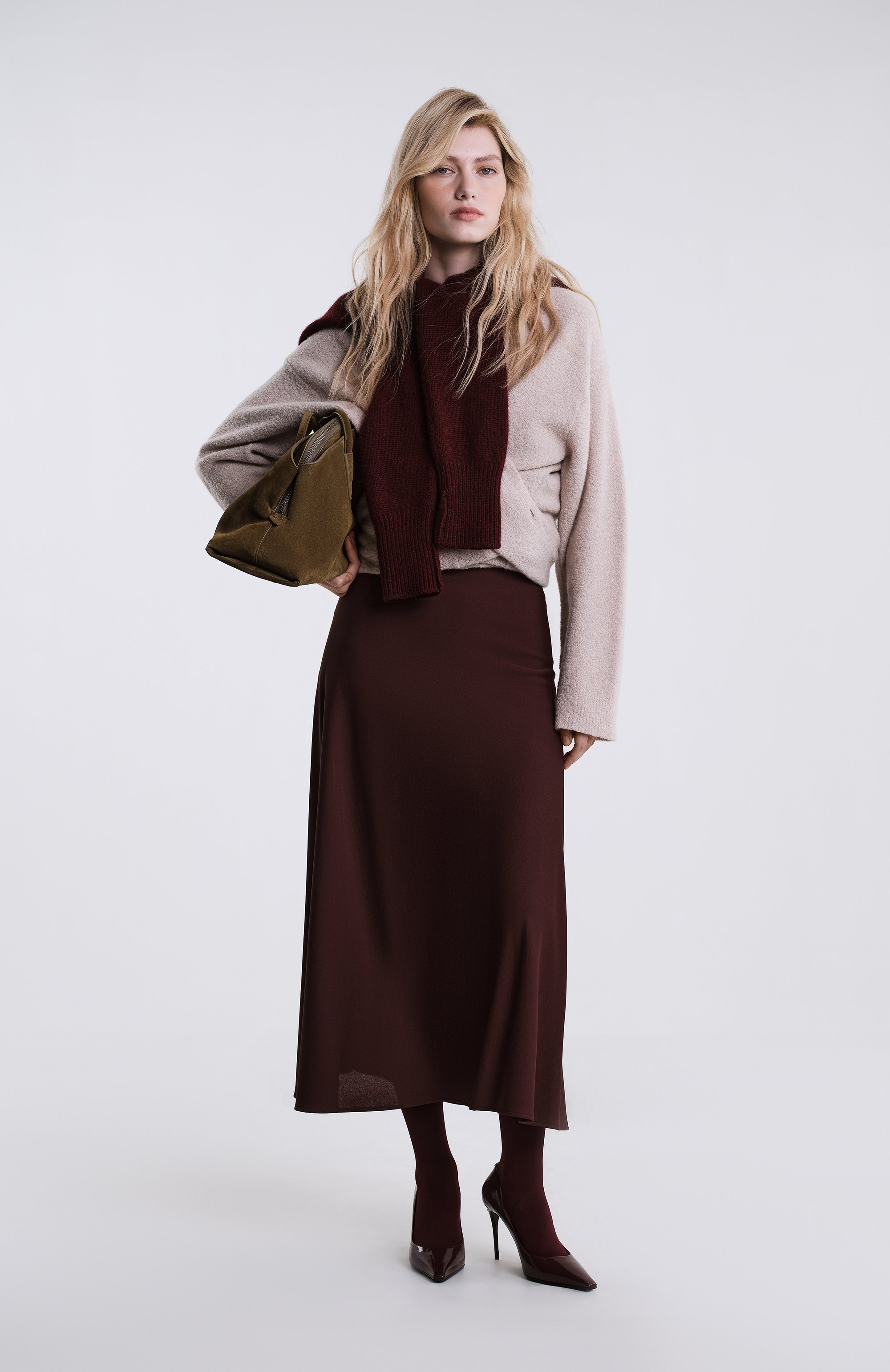 Юбка из вискозы JIL SANDER, арт. J04MA0103/J65016, фото 7