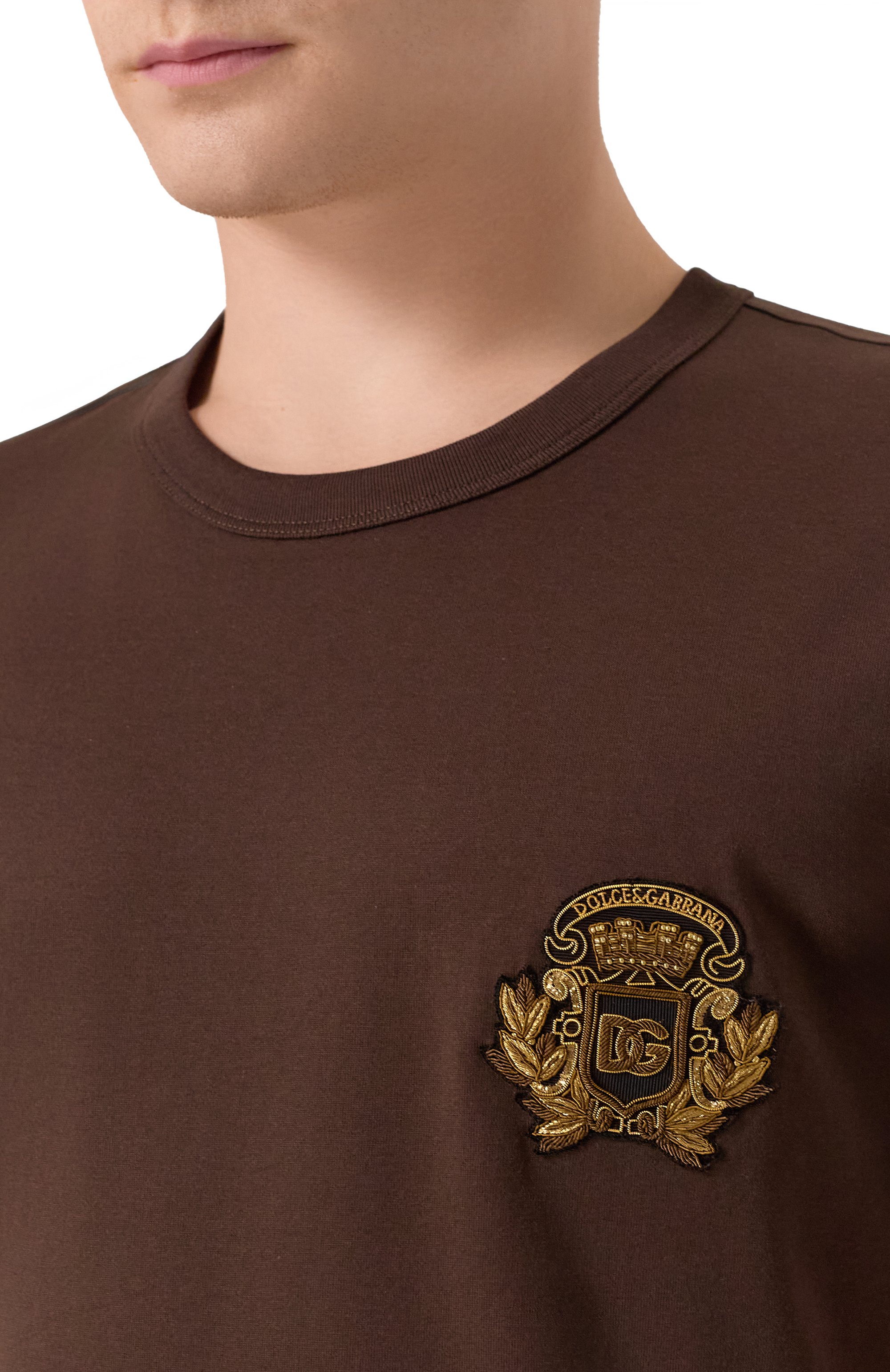 Хлопковая футболка DOLCE & GABBANA, арт. G8PV1Z/G7PJ5, фото 5