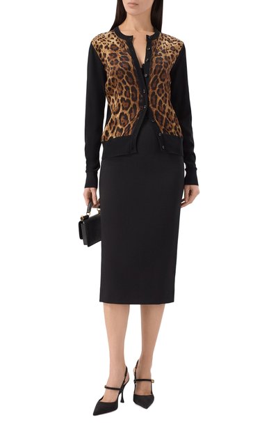 Комбинированный кардиган DOLCE & GABBANA, арт. FXV09T/JGMGS, фото 2