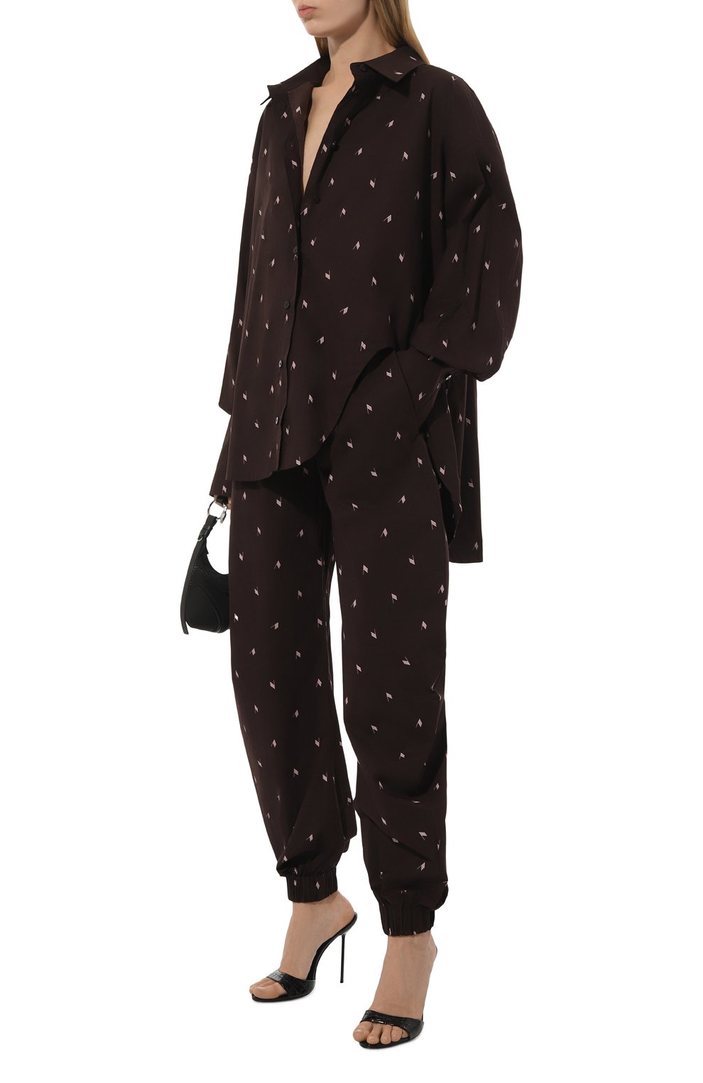 Хлопковые джоггеры THE ATTICO, арт. 241WCP168/C079, фото 2