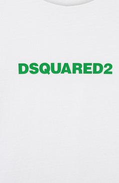 Женская хлопковая пижама DSQUARED2 зеленого цвета, арт. DQ2079/D0A6K | Фото 4 (Рукава: Короткие; Материал сплава: Проставлено; Материал внешний: Хлопок; Драгоценные камни: Проставлено; Ростовка одежда: 4 года | 104 см, 8 лет | 128 см, 16 лет | 164 см, 13 - 15 лет | 158 см, 10 - 11 лет | 140 - 146см, 6 лет | 116 см)