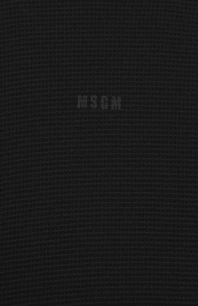 Хлопковый лонгслив MSGM KIDS, арт. F6MSJBTH320, фото 3