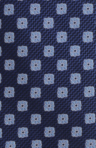 Шелковый галстук CANALI темно-синего цвета по цене 14650 руб., арт. 18/HJ03464, фото 4 Шелковый галстук CANALI, арт. 18/HJ03464, фото 4