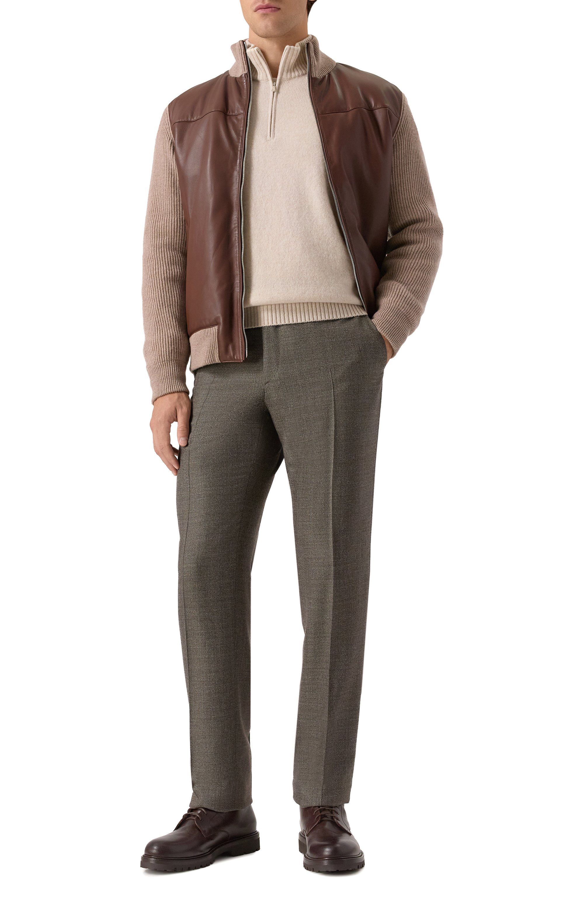 Шерстяные брюки BRIONI, арт. RPC60N/0DA59, фото 2