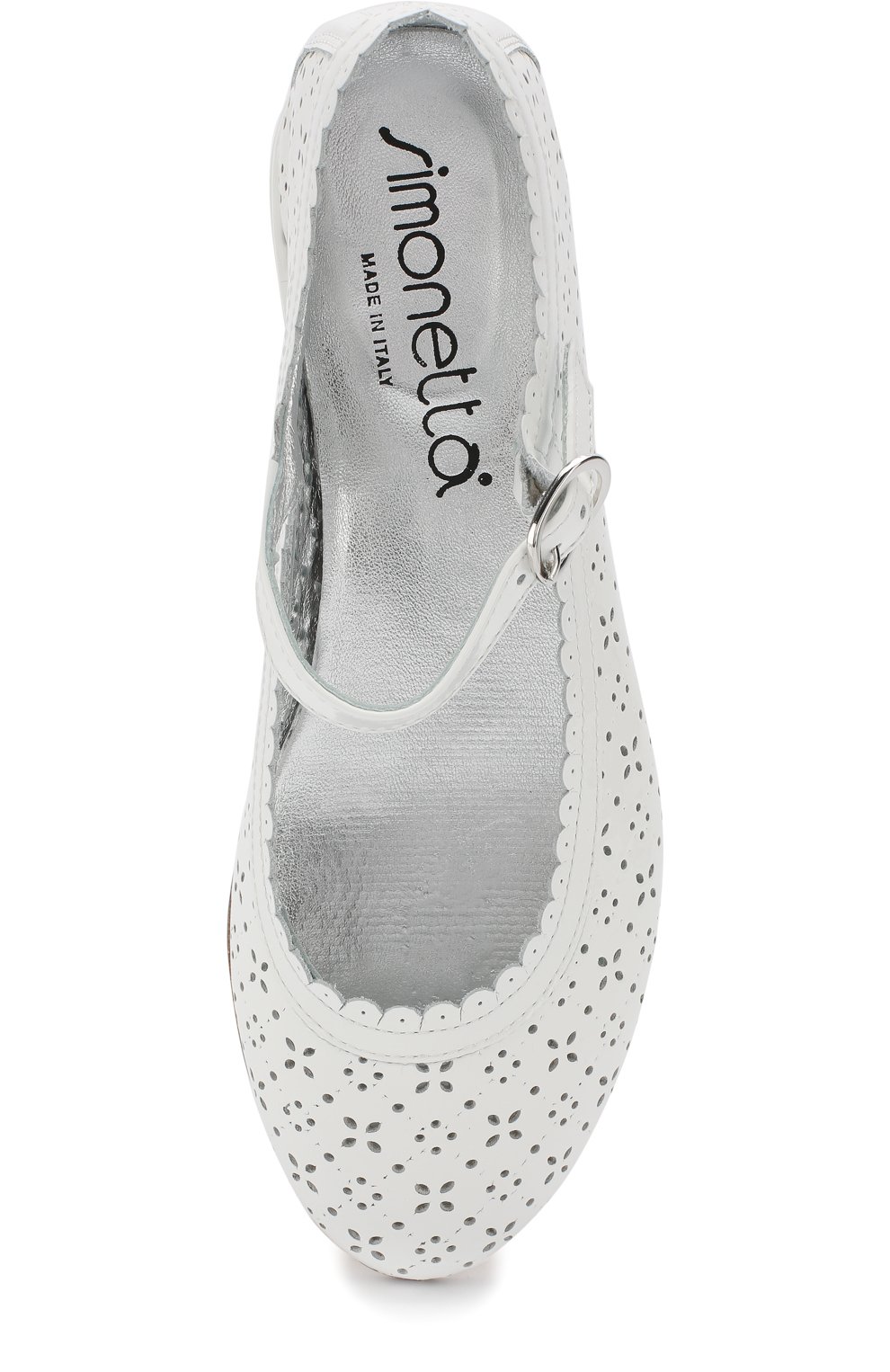 Лаковые туфли на ремешке с перфорацией SIMONETTA, арт. 54786/28-35, фото 4