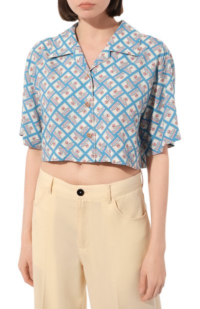 Рубашка из вискозы ULYANA SERGEENKO, арт. CMA012SS22P 1557т22, фото 3