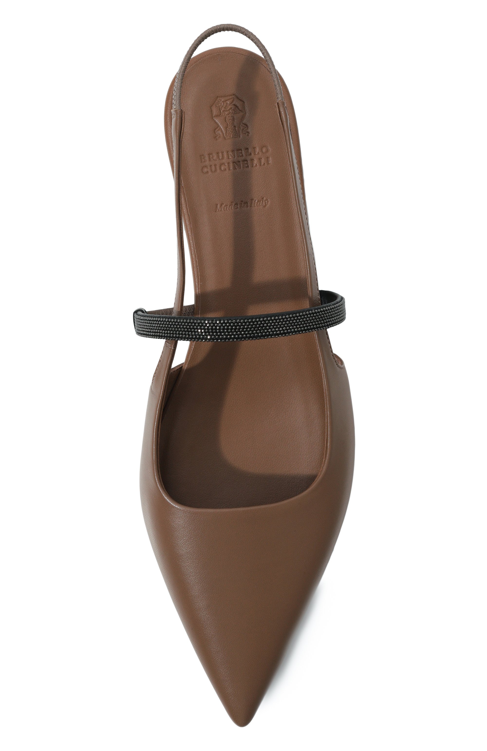 Кожаные балетки BRUNELLO CUCINELLI, арт. MZSKCB1289, фото 6