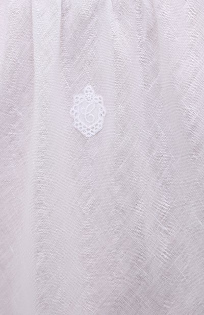 Льняная сорочка CELESTINE белого цвета по цене 19950 руб., арт. 30002681/CLAUDINE BD, фото 5 Льняная сорочка CELESTINE, арт. 30002681/CLAUDINE BD, фото 5