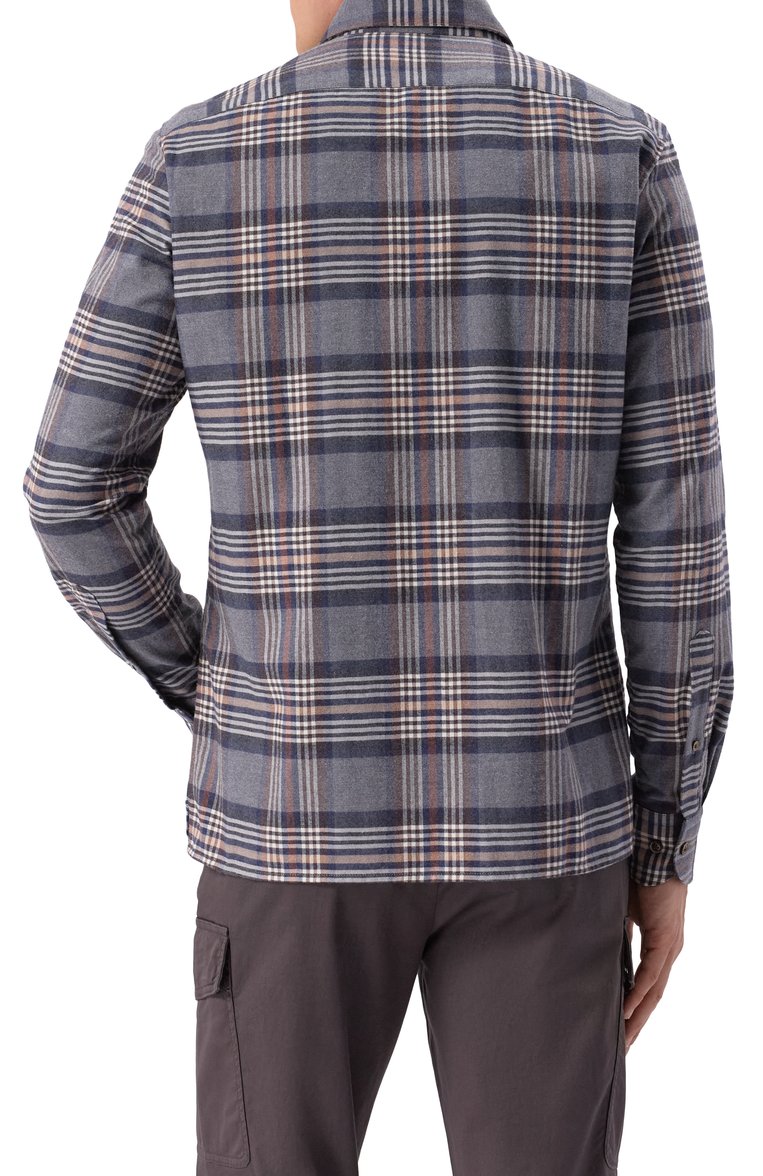 Рубашка из хлопка и кашемира MVST, арт. ILS902F./U7113, фото 4