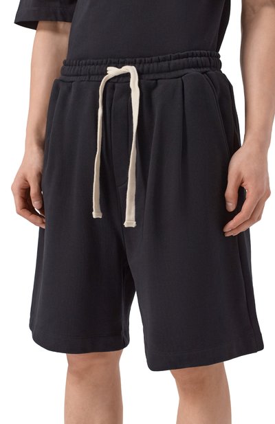 Хлопковые шорты LANEUS черного цвета по цене 23950 руб., арт. S6LAMAFP103, фото 3 Хлопковые шорты LANEUS, арт. S6LAMAFP103, фото 3