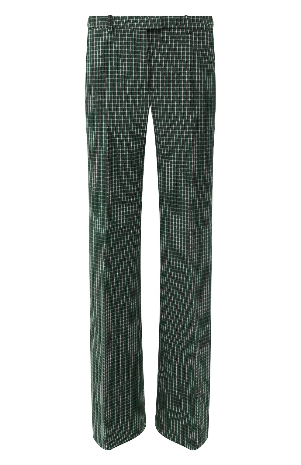 Шерстяные брюки GIVENCHY зеленого цвета по цене 76950 руб., арт. BW50EP12BD, фото 1 Шерстяные брюки GIVENCHY, арт. BW50EP12BD, фото 1