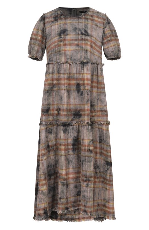 Хлопковое платье R13 R13WR045-R660B Серый R13WR045-R660B