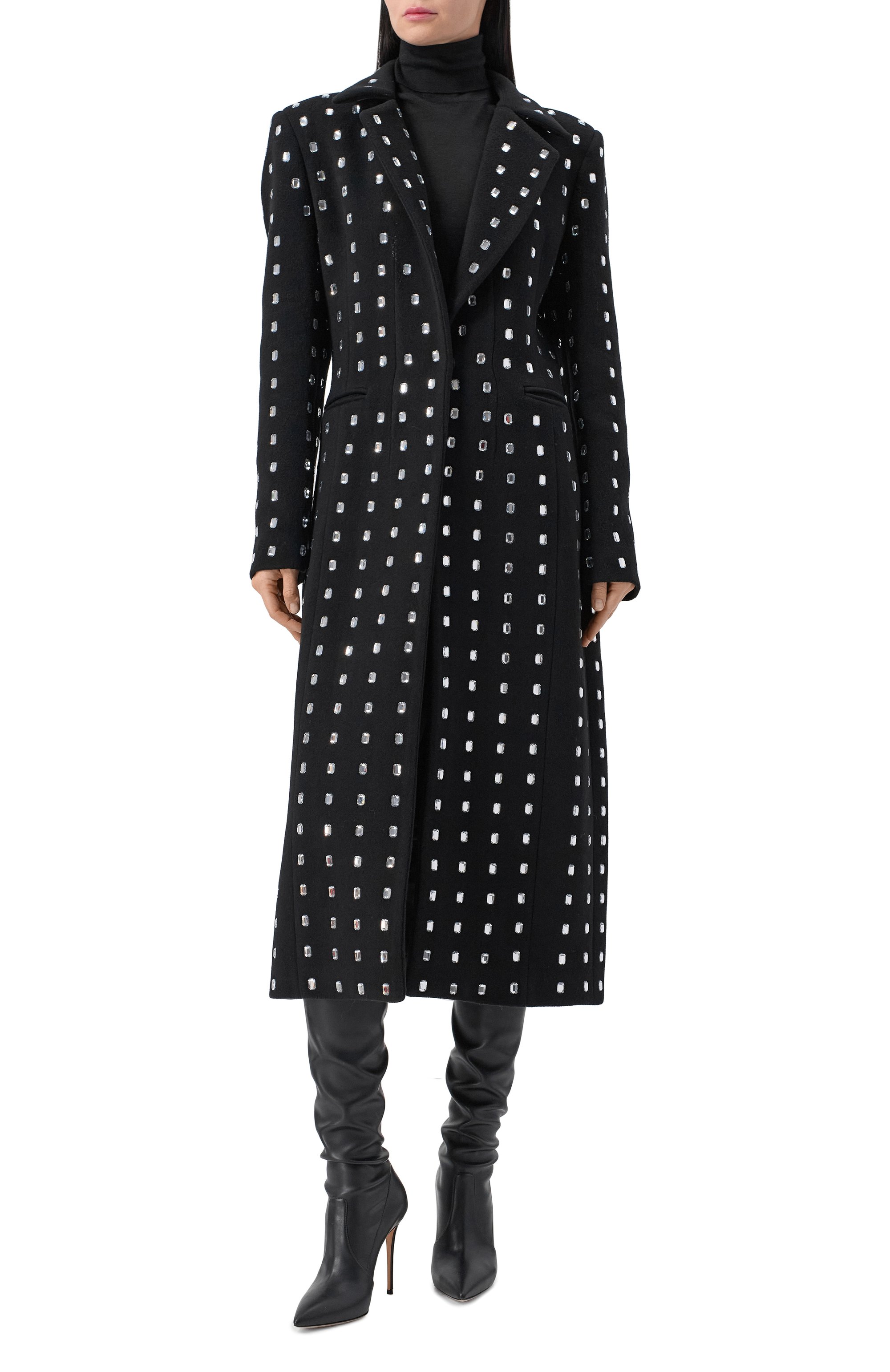 Шерстяное пальто GIUSEPPE DI MORABITO черного цвета по цене 332000 руб., арт. 05FW2C0071CR 05380A, фото 3 Шерстяное пальто GIUSEPPE DI MORABITO, арт. 05FW2C0071CR 05380A, фото 3