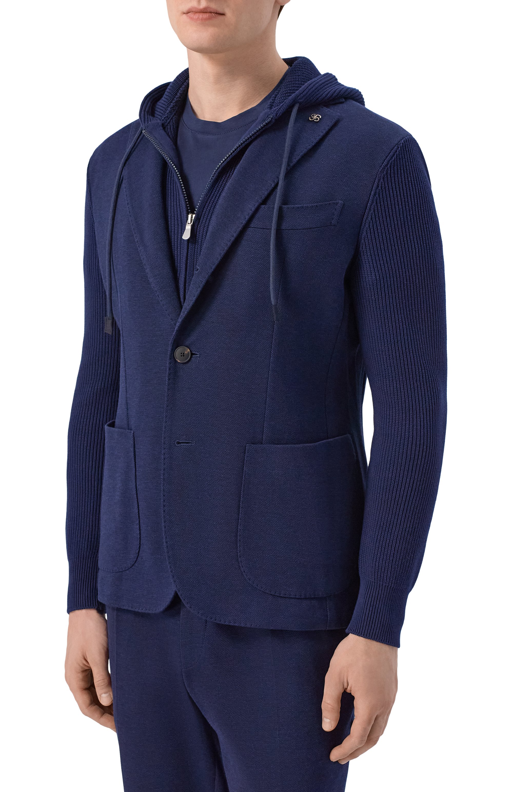 Хлопковый пиджак GRAN SASSO, арт. 23133/76016, фото 3