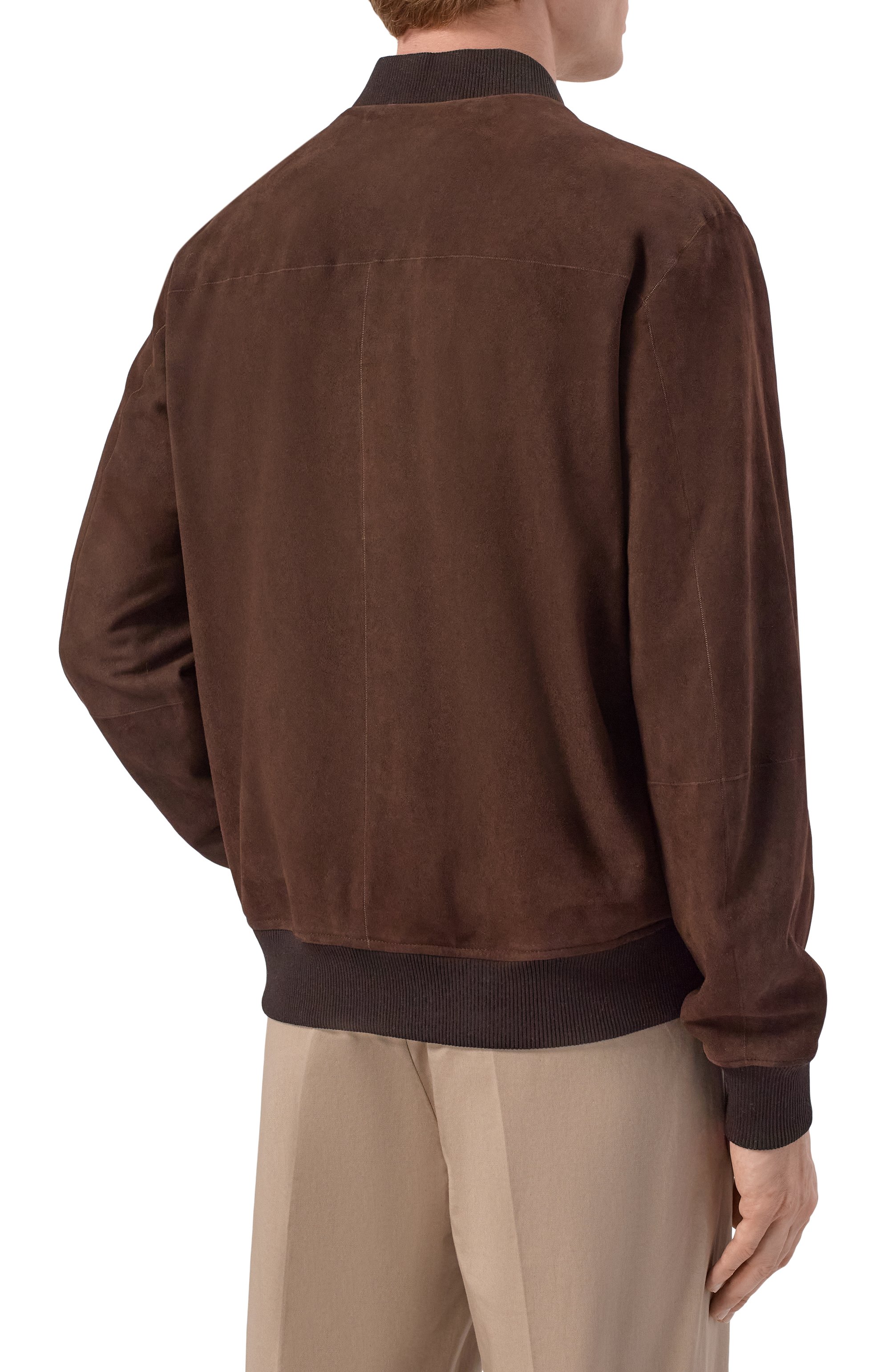 Замшевый бомбер ANDREA CAMPAGNA, арт. 232621/AC/00332I, фото 4