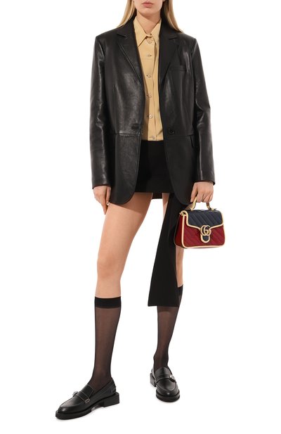 Шелковая рубашка GUCCI, арт. 654646 ZAAOG, фото 2