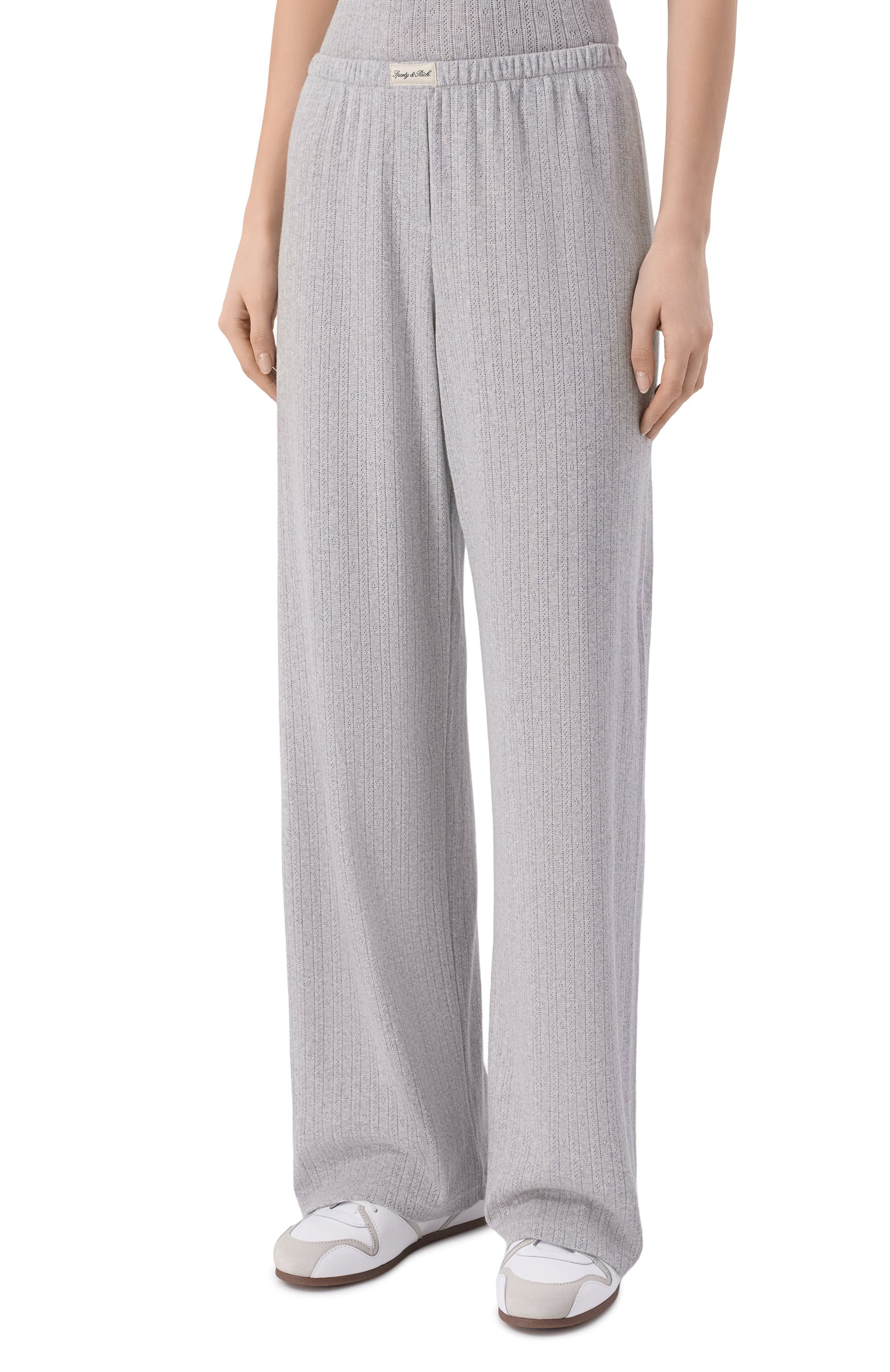 Хлопковые брюки SPORTY AND RICH, арт. PA06876326GY03, фото 3