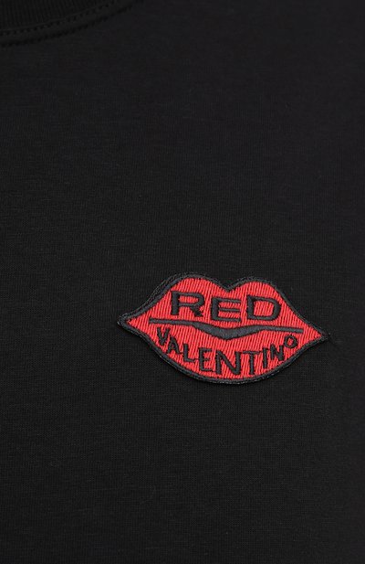 Хлопковая футболка REDVALENTINO, арт. UR0MG07V/5JH, фото 5