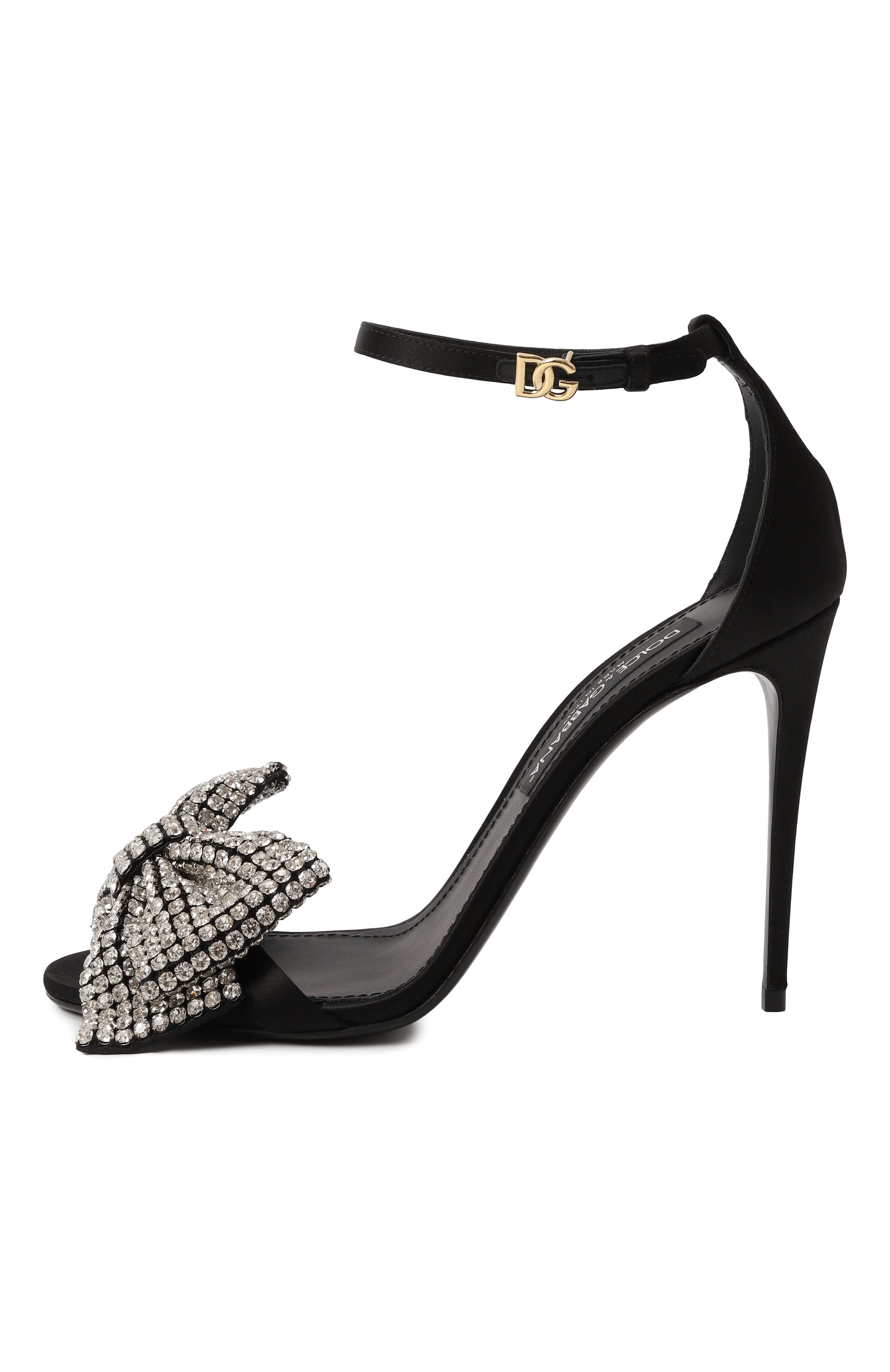 Текстильные босоножки keira 105 DOLCE & GABBANA, арт. CR1793/A9S43, фото 4