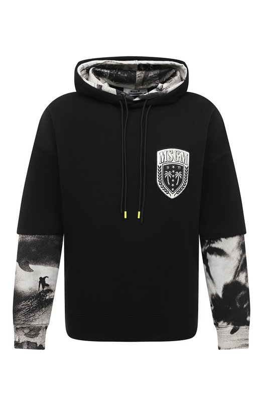 

Хлопковое худи MSGM, Чёрный