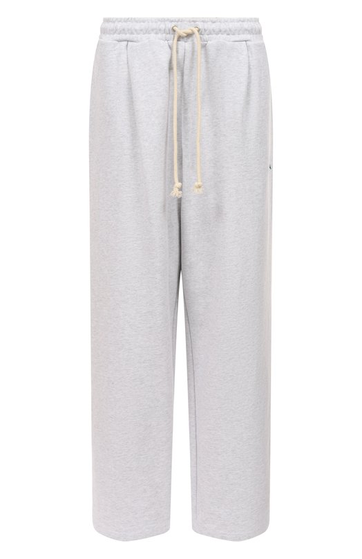 Хлопковые брюки AECA WHITE AWCMFWBDBPLSO001C0.LIGHT GREY (L) Серый AWCMFWBDBPLSO001C0.LIGHT GREY (L)