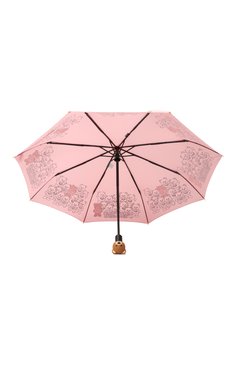 Женский складной зонт MOSCHINO розового цвета, арт. 8422 0PENCL0SE | Фото 3 (Материал: Синтетический материал, Текстиль, Металл; Материал сплава: Проставлено; Нос: Не проставлено)