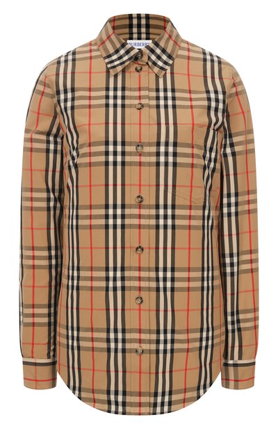 Женская хлопковая рубашка BURBERRY, арт. 8111847