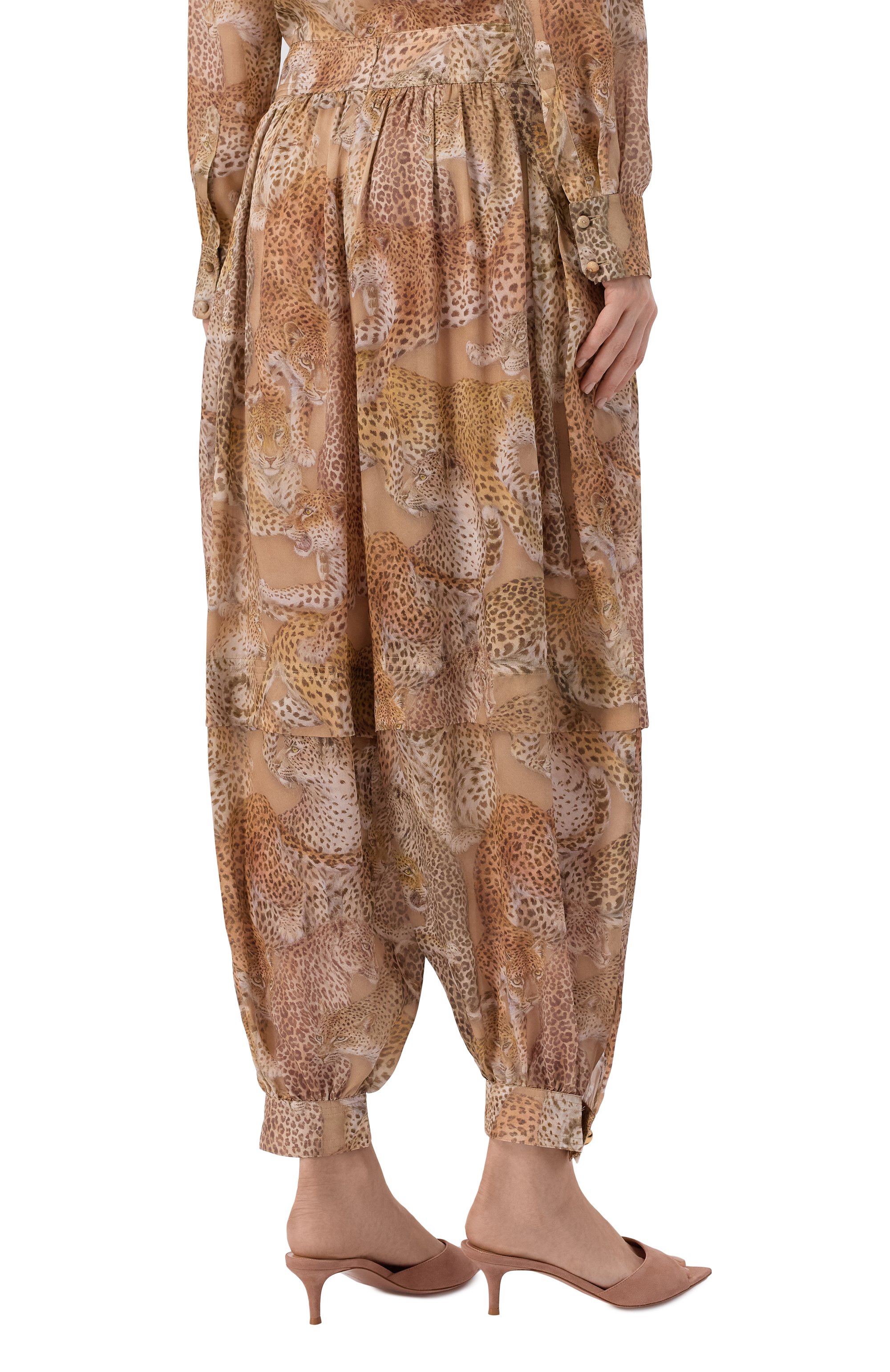 Шелковые брюки ZIMMERMANN, арт. 6971PC261, фото 4