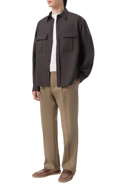 Мужская шерстяная рубашка DOLCE & GABBANA, арт. G50J2T/HU2B0