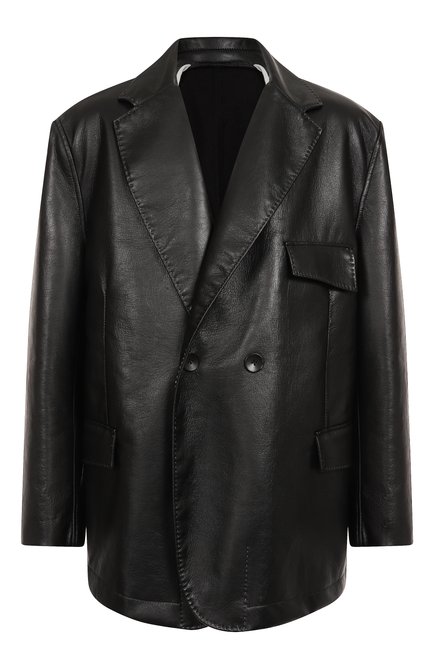 Мужской кожаный пиджак WHO_AM, арт. MJ1-P243-LEATHER