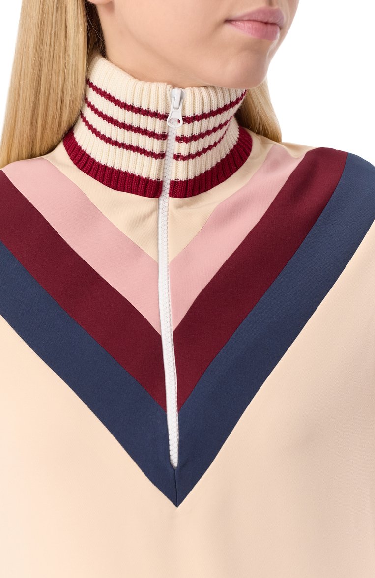 Женское платье LOOM BY RODINA разноцветного цвета, арт. LBR-OLMPB | Фото 5 (Драгоценные камни: Проставлено; Материал сплава: Проставлено; Материал внешний: Вискоза, Синтетический материал; Длина Ж (юбки, платья, шорты): Миди; Рукава: Длинные; Случай: Повседневный; Стили: Ретро; Женское Кросс-КТ: Платье-одежда)