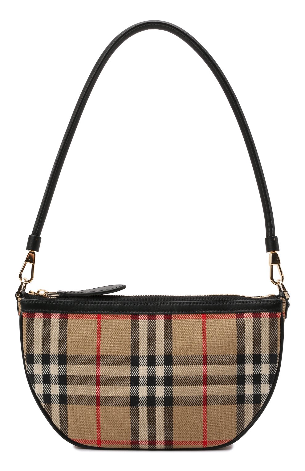 Женская сумка olympia small BURBERRY бежевого цвета, арт. 8043405 | Фото 1 (Сумки-технические: Сумки top-handle; Материал: Текстиль; Размер: small)