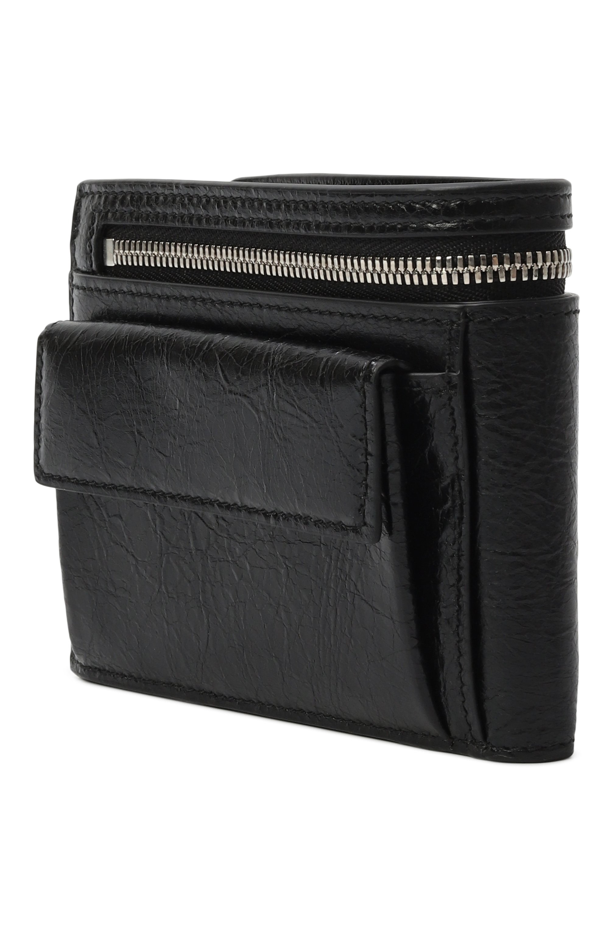 Кожаное портмоне BALENCIAGA черного цвета по цене 59950 руб., арт. 801837/2AA9Z, фото 2 Кожаное портмоне BALENCIAGA, арт. 801837/2AA9Z, фото 2