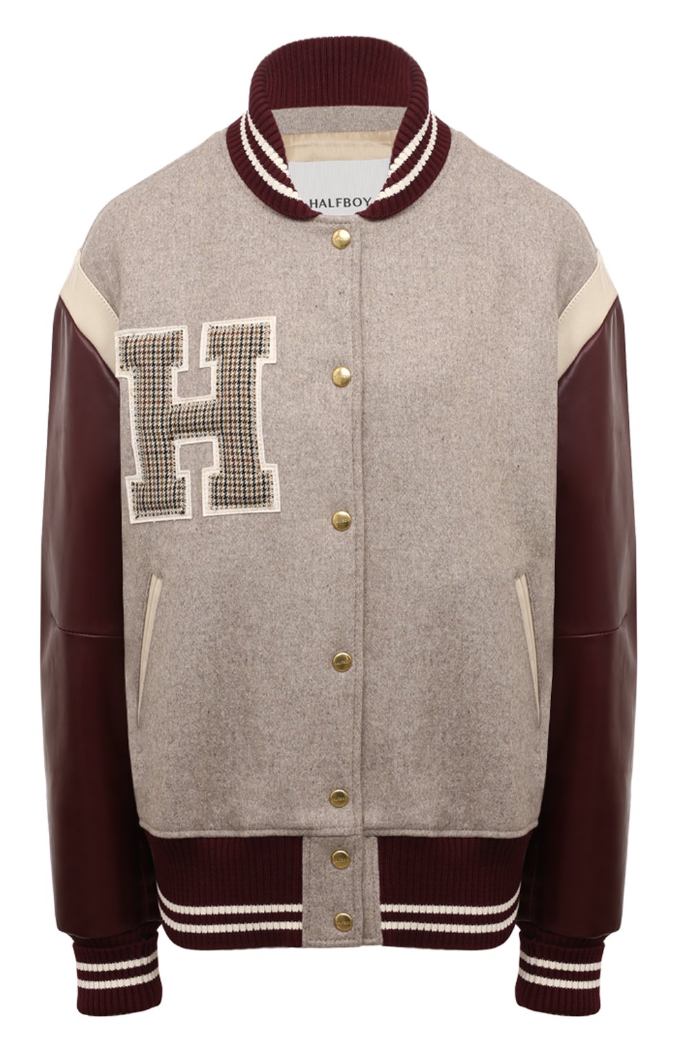 Комбинированный бомбер HALFBOY, арт. HFW241WLBB008, фото 1