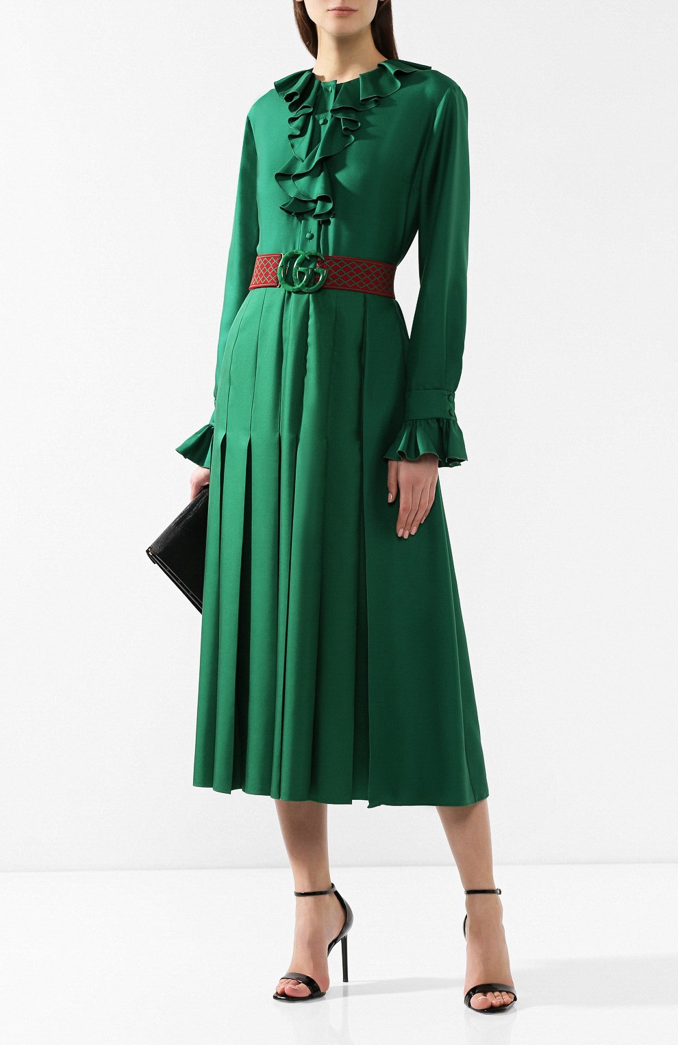 Шелковое платье GUCCI, арт. 545168/ZKS36, фото 2