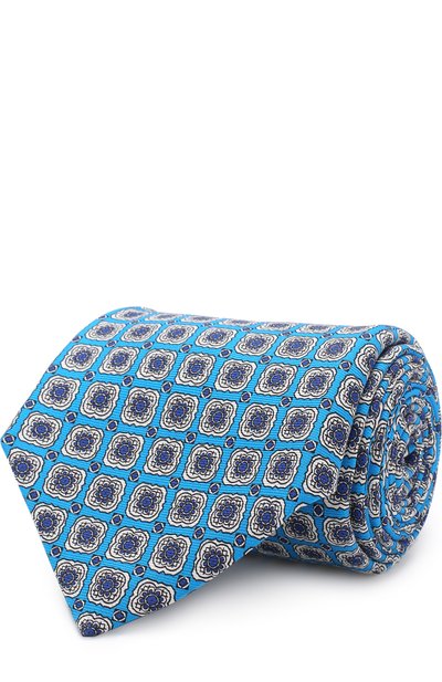 Мужской шелковый галстук с узором KITON, арт. KA/C2C89