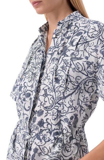 Льняное платье KITON, арт. D53333H08903, фото 4